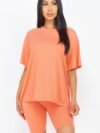 Loose Fit Top & Biker Shorts Set