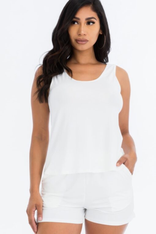 Comfy Tank Top & Shorts Set - Image 2