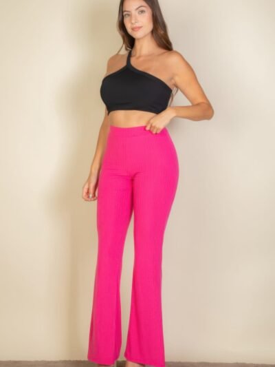 One Shoulder Ribbed Cropped Top One Shoulder Ribbed Cropped Top