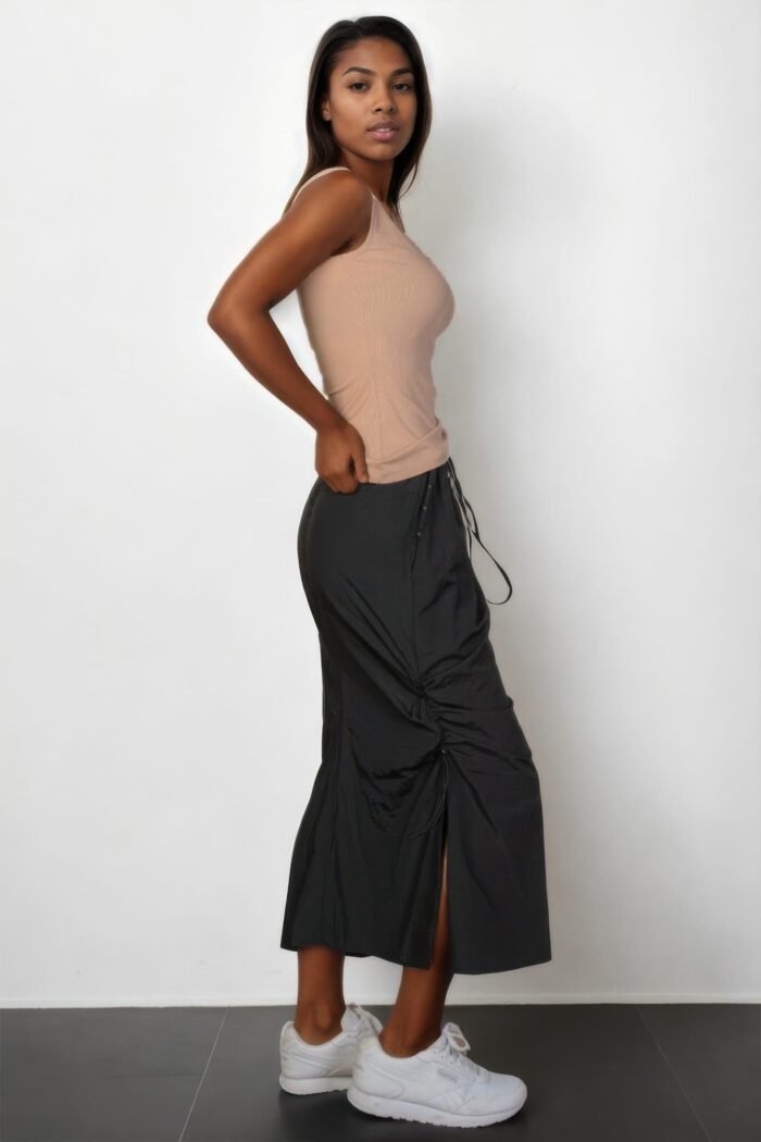 Ribbed v-neck sleeveless top