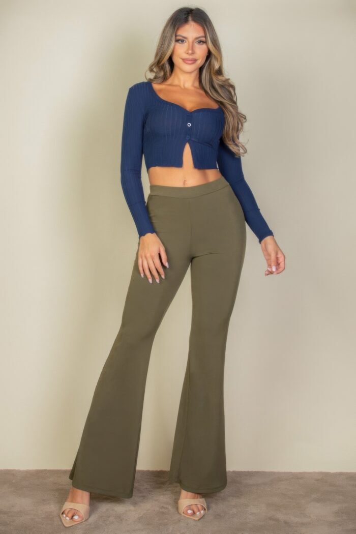 Slim fit single stripe track pant