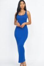 Solid Basic Maxi Dress - Image 2