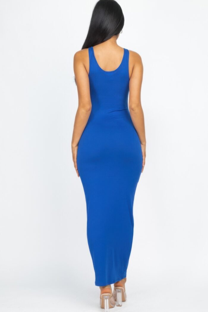 Solid basic maxi dress - image 5