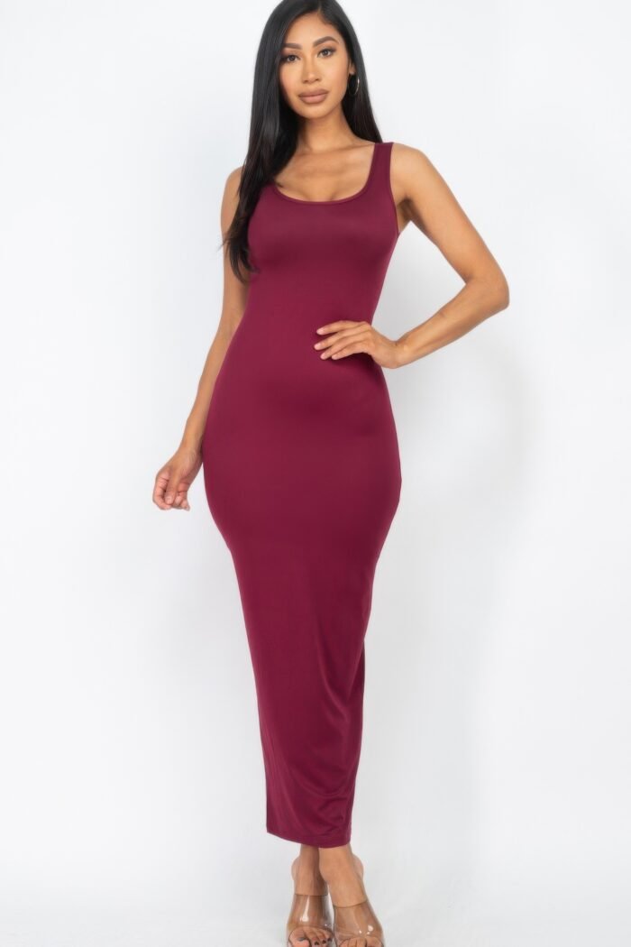 Solid basic maxi dress - image 8