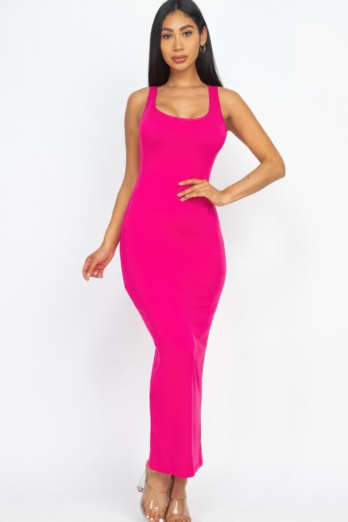 Solid basic maxi dress - image 13