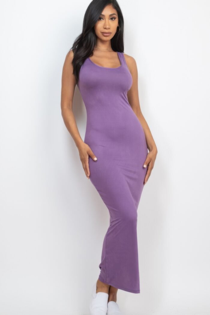 Solid basic maxi dress - image 14