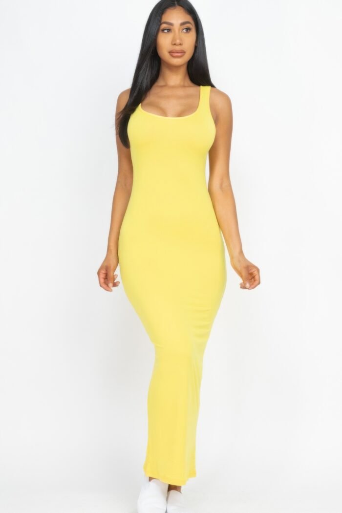 Solid basic maxi dress - image 16