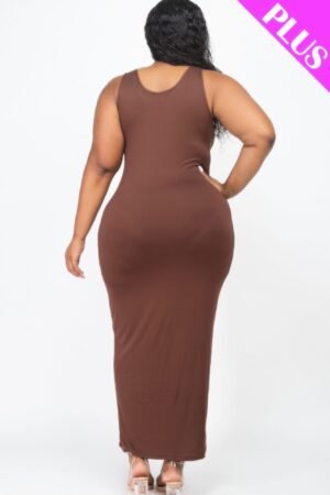 Plus Size Solid Basic Maxi Dress Plus Size Solid Basic Maxi Dress