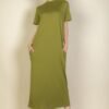 Side pocket tee dress in Olive Branch