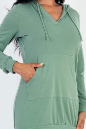 French Terry Hoodie Mini Dress French Terry Hoodie Mini Dress