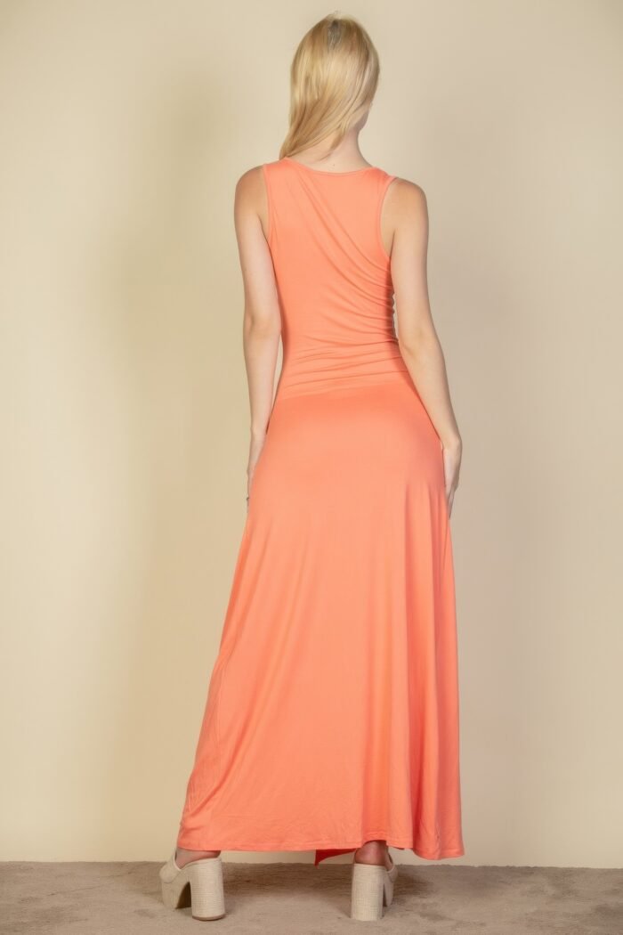 Ribbed Bandeau Cut Out Back Mini Bodycon Dress - Image 10