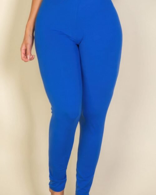Plus Basic Solid Leggings