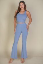 High Waisted Flare Pants - Image 2