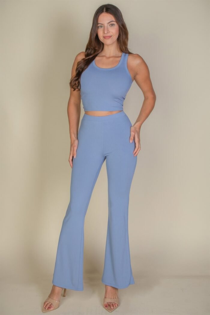 High waisted flare pants - image 2