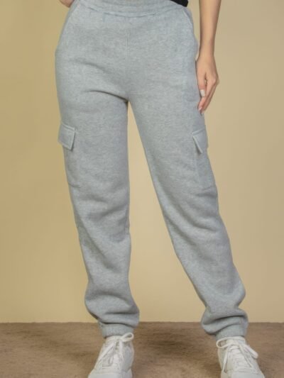 Side Pocket Drawstring Waist Sweatpants