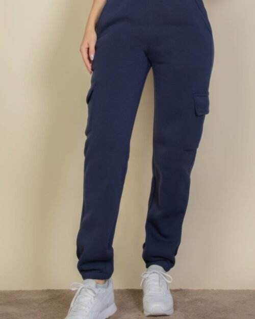side pocket drawstring waist sweatpants