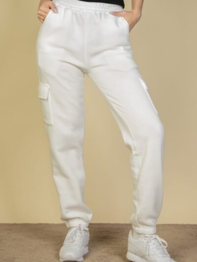 Side Pocket Drawstring Waist Sweatpants Side Pocket Drawstring Waist Sweatpants