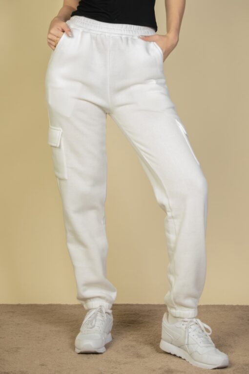 Side Pocket Drawstring Waist Sweatpants - Image 9