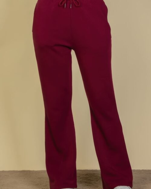 Drawstring Waist Slant Pocket Sweatpants