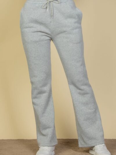 Drawstring Waist Slant Pocket Sweatpants Drawstring Waist Slant Pocket Sweatpants