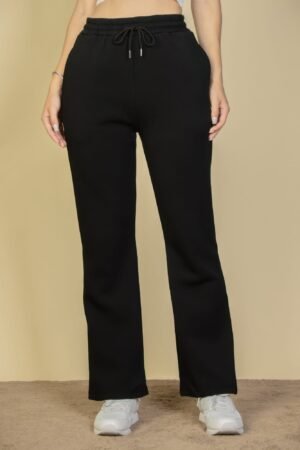 Drawstring Waist Slant Pocket Sweatpants Drawstring Waist Slant Pocket Sweatpants
