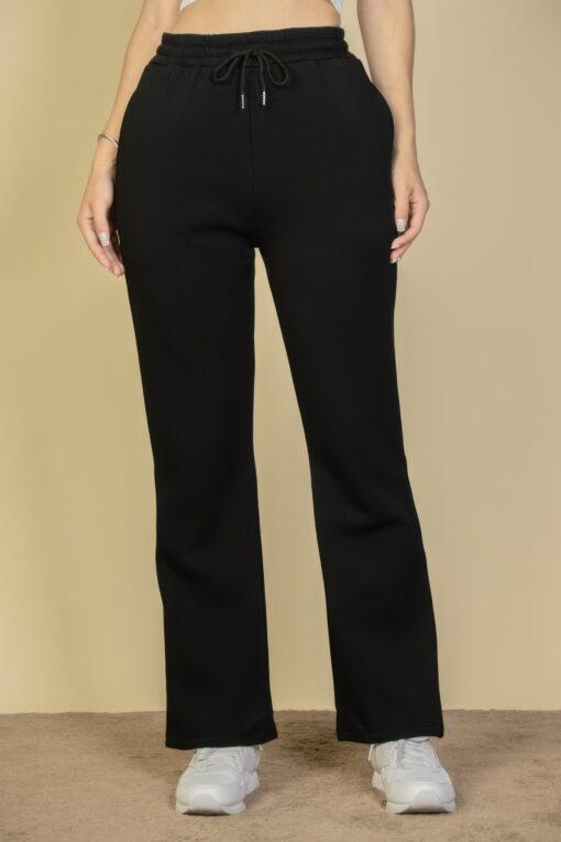 Drawstring Waist Slant Pocket Sweatpants - Image 11