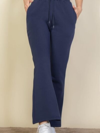 Drawstring Waist Slant Pocket Sweatpants Drawstring Waist Slant Pocket Sweatpants