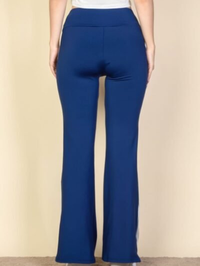 Contrast Side Stripe Flare Pants Contrast Side Stripe Flare Pants