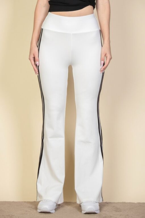 Contrast Side Stripe Flare Pants - Image 11