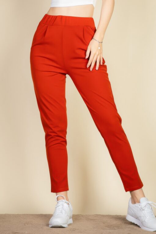 Pleat Front Tapered Trousers - Image 10