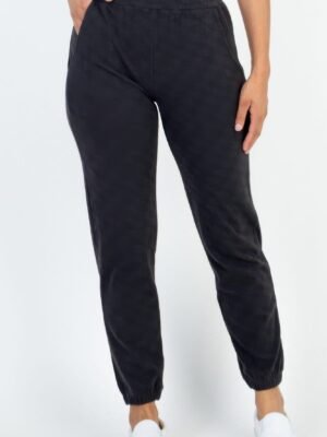 Ribbed Side Pocket Joggers