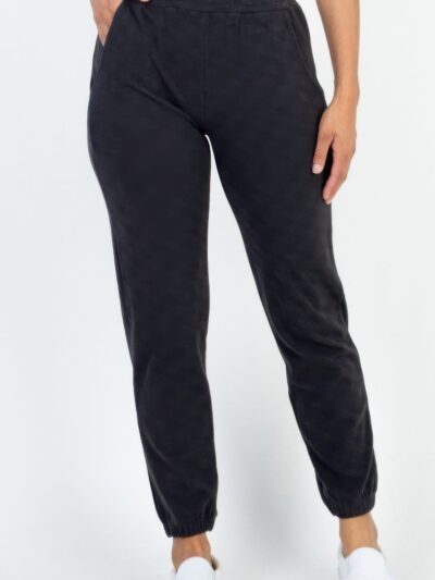 Ribbed Side Pocket Joggers