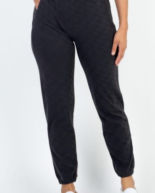 Ribbed Side Pocket Joggers