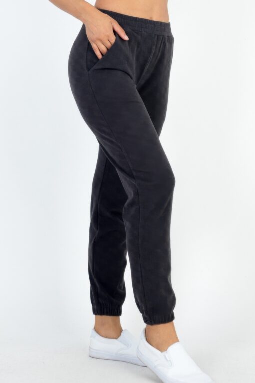 Ribbed Side Pocket Joggers - Image 3