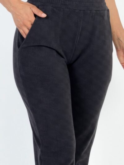 Ribbed Side Pocket Joggers