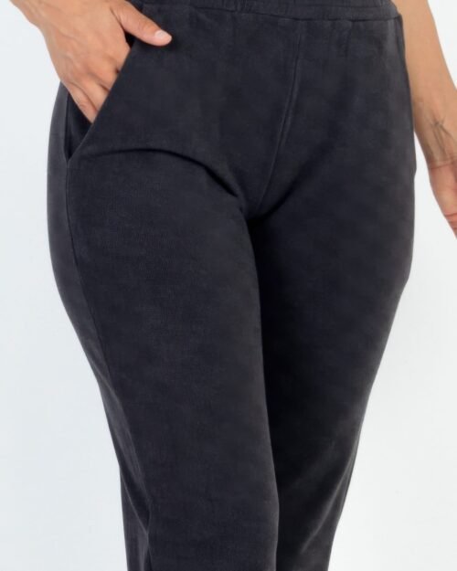 ribbed side pocket joggers