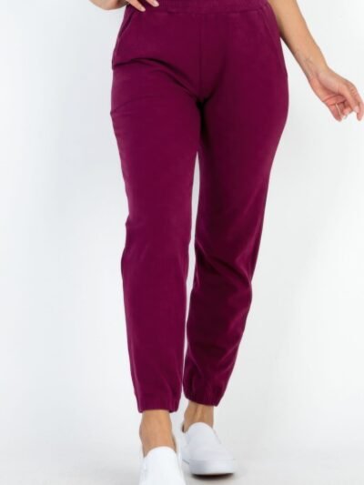 Ribbed Side Pocket Joggers