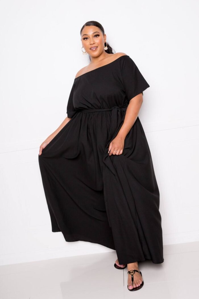 Off shoulder see through dress - image 1