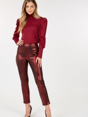 Animal Skin Vinyl Ankle Pants Animal Skin Vinyl Ankle Pants