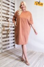 Mineral Washed Loose Fit Dress - Image 2