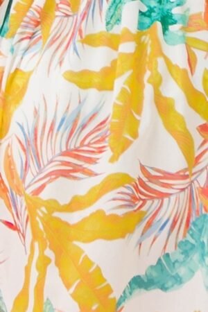 A Printed Woven Maxi Cover Up A Printed Woven Maxi Cover Up