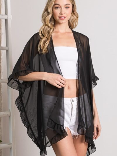 Lightweight Sheer Shawl Cardigan