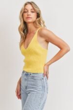 Rib Knit Sleeveless Top - Image 4