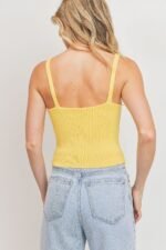 Rib Knit Sleeveless Top - Image 5