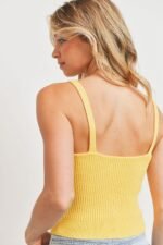 Rib Knit Sleeveless Top - Image 6