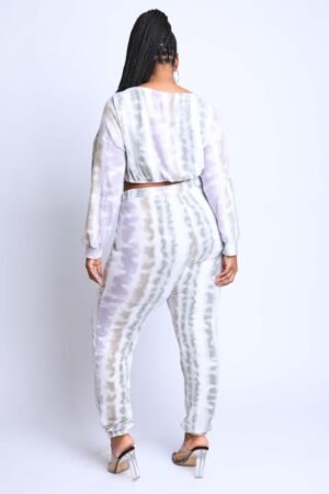 Tie Die Off Shoulder Set Tie Die Off Shoulder Set