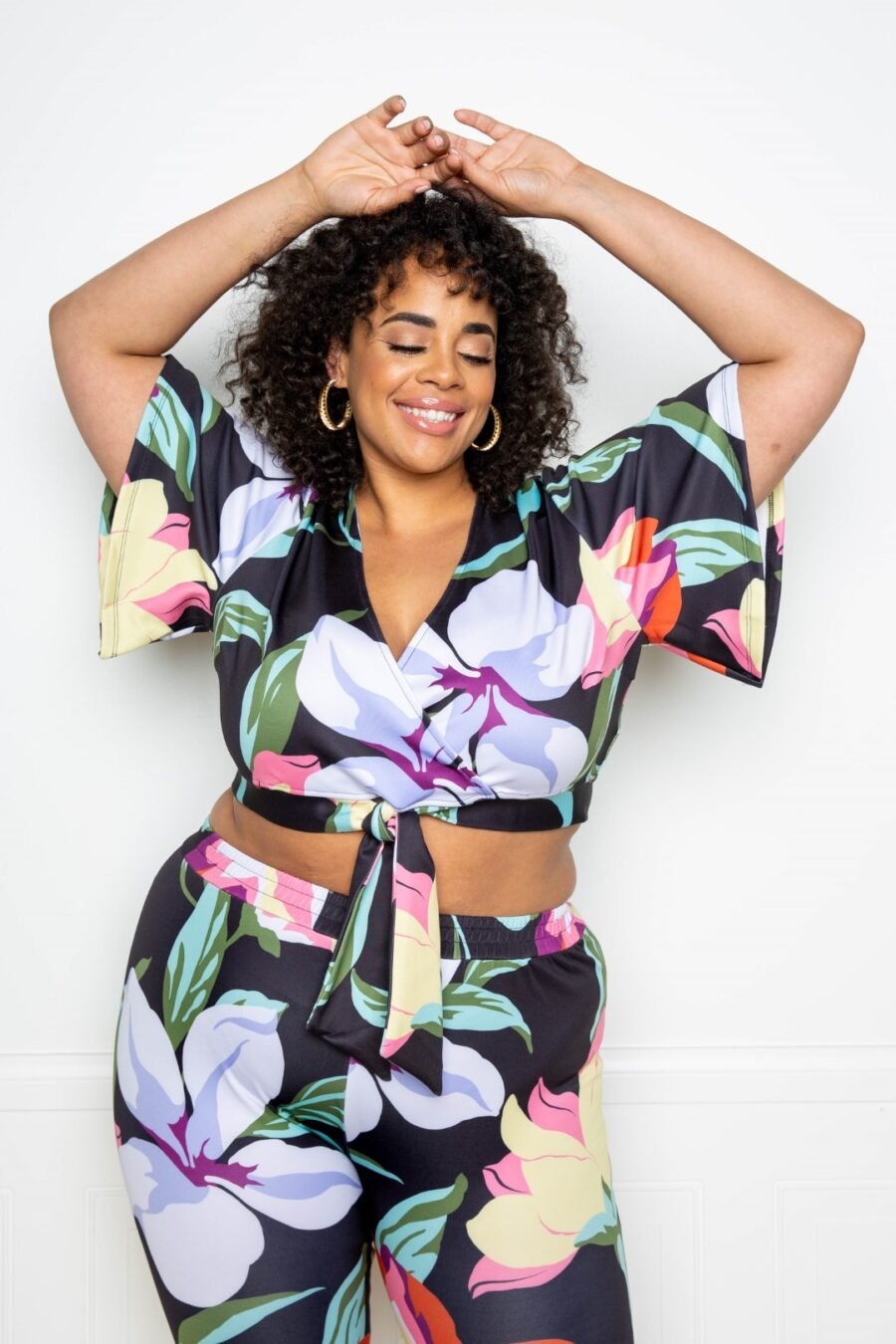 Flower jogger & top set