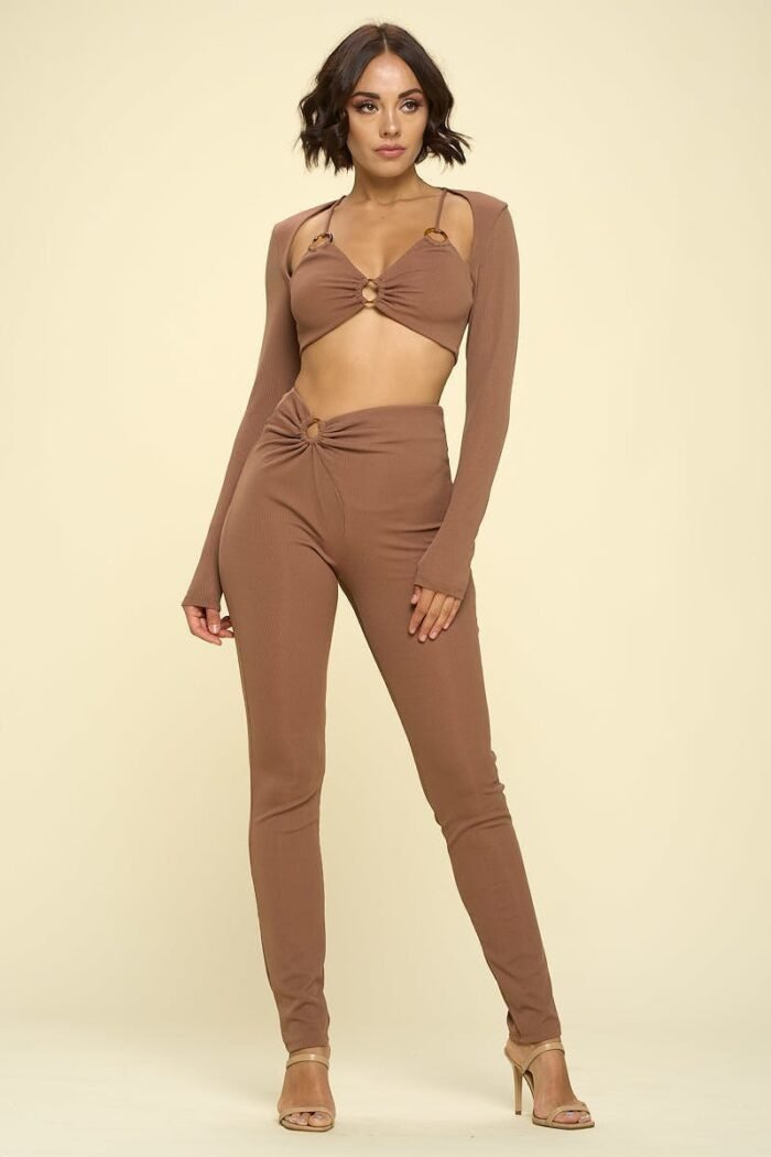 Bikini top solid color 2 piece