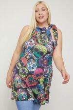 Sugar Skull Sublimation Print - Image 4