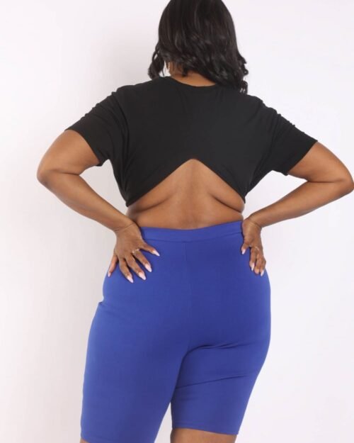 tie detailed slit t shirt